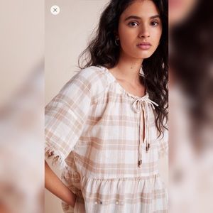 Anthropologie Bette Babydoll blouse